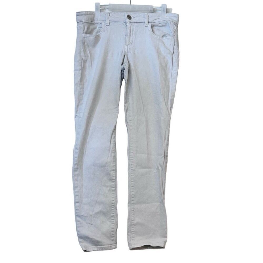 American Eagle Outfitters Low Rise Stretch Skinny Jeans White Size 12R